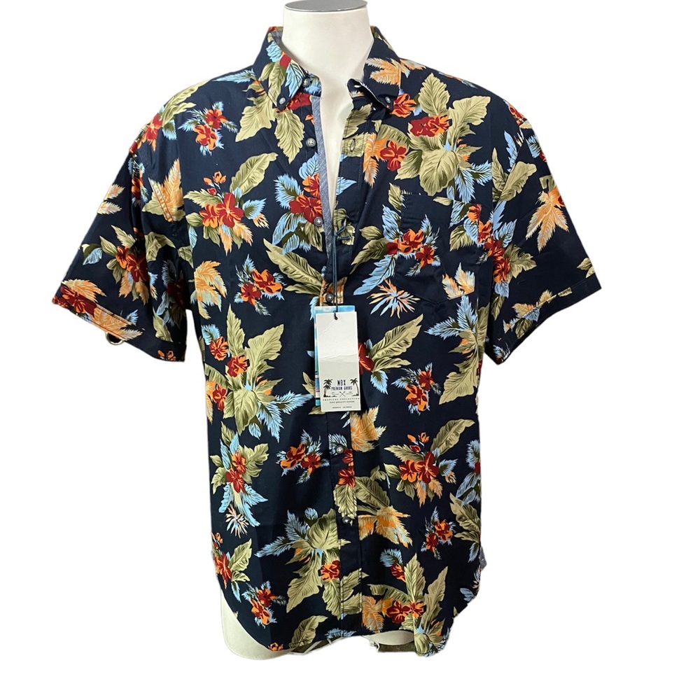 MBX Tropical Collection Button Down XXL NWT
